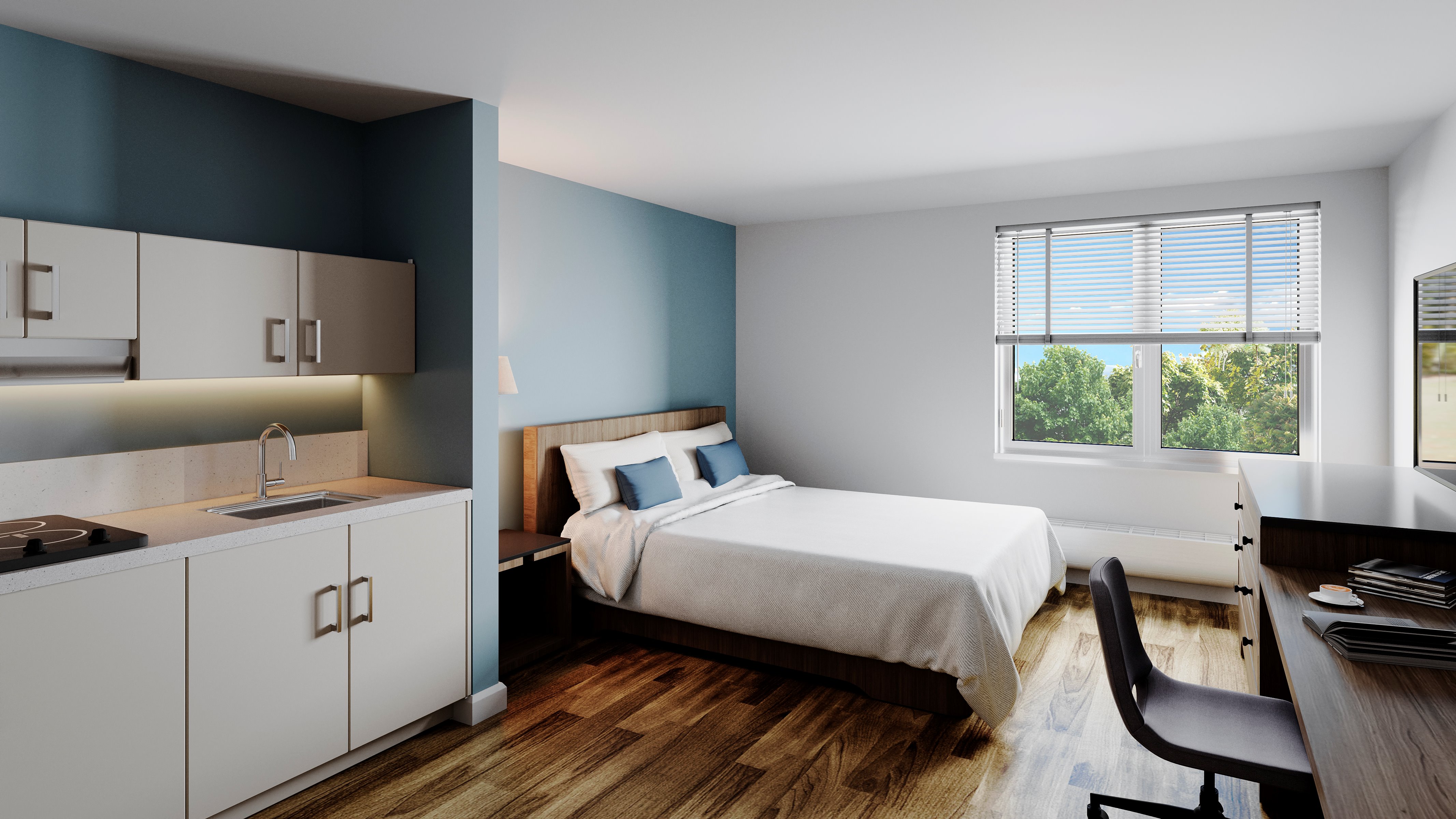 Houston-Veterans-Village-U.S.-VETS-Housing-Corp-Unit-B-Interior-Daytime-Houston-TX